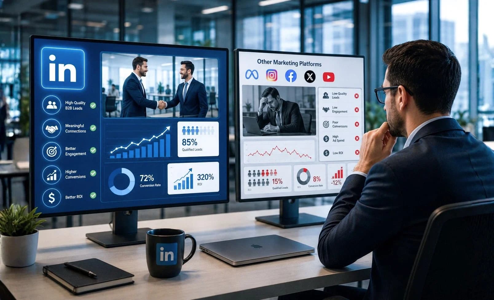 Why B2B LinkedIn Ads Are More Effective Than Other Marketing Platforms