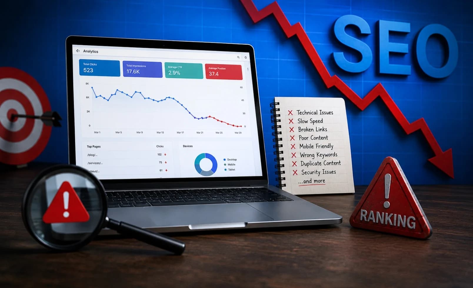 28 Most Common SEO Issues Killing Your Rankings in 2026